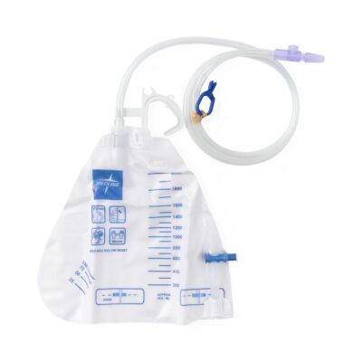 Medline Urinary Drain Bag with Anti-Reflux Valve