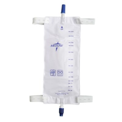 Medline Urinary Leg Drain Bag with Twist Valve